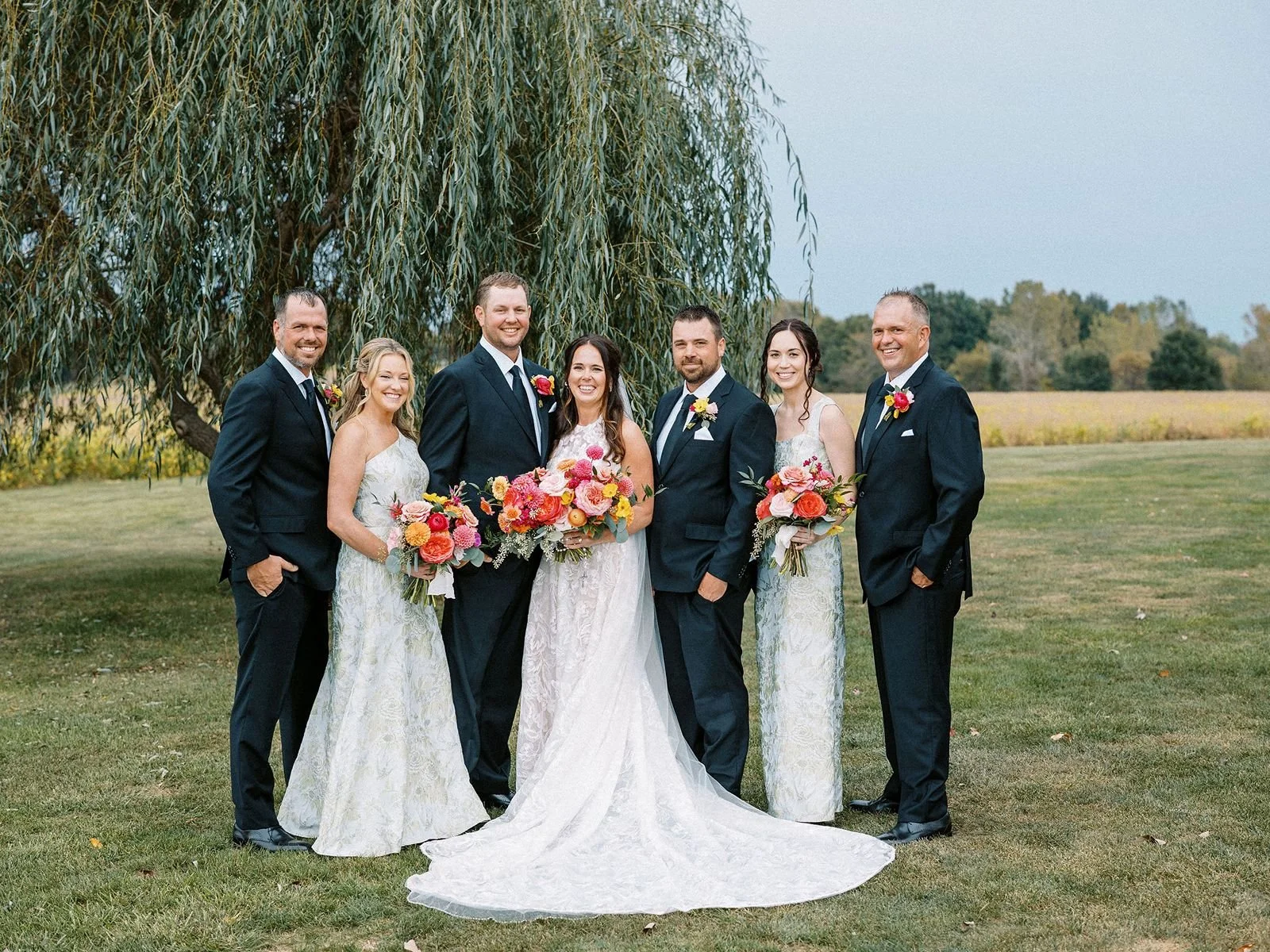 Kansas City wedding party