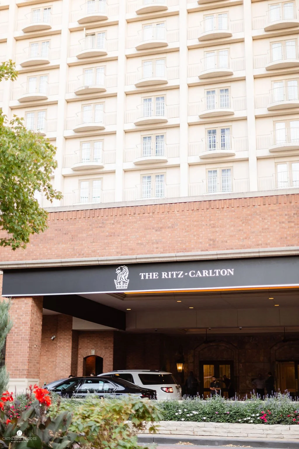 Entrance of The Ritz Carlton St Louis wedding venue