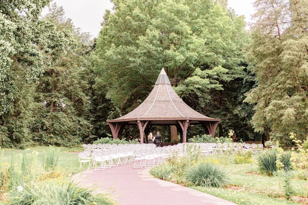 Wedding ceremony venue at Missouri Botanical Garden