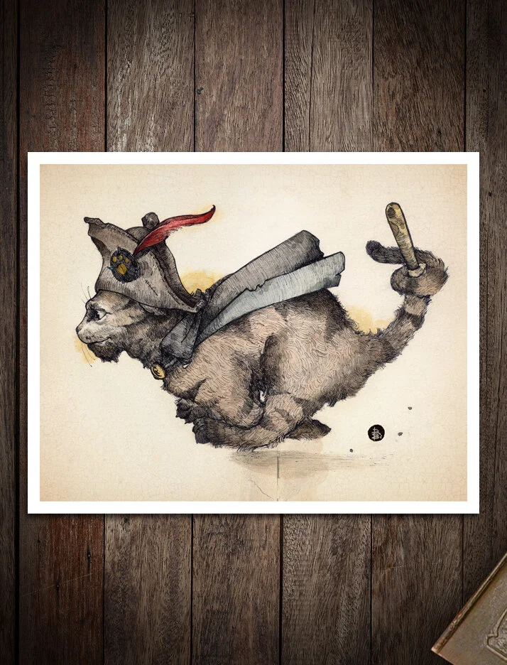 Quartermaster Black Moggy Bill