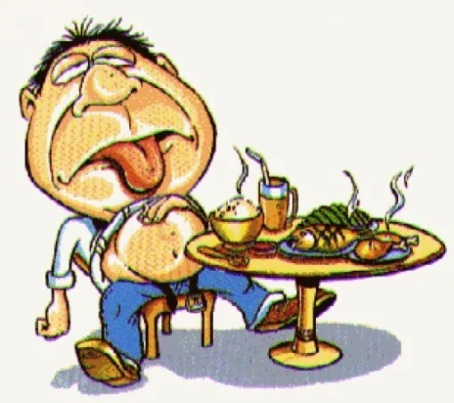 ate too much