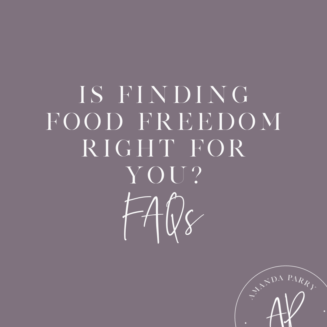 IS FINDING FOOD FREEDOM RIGHT FOR YOU? ALL YOUR FAQS ANSWERED HERE