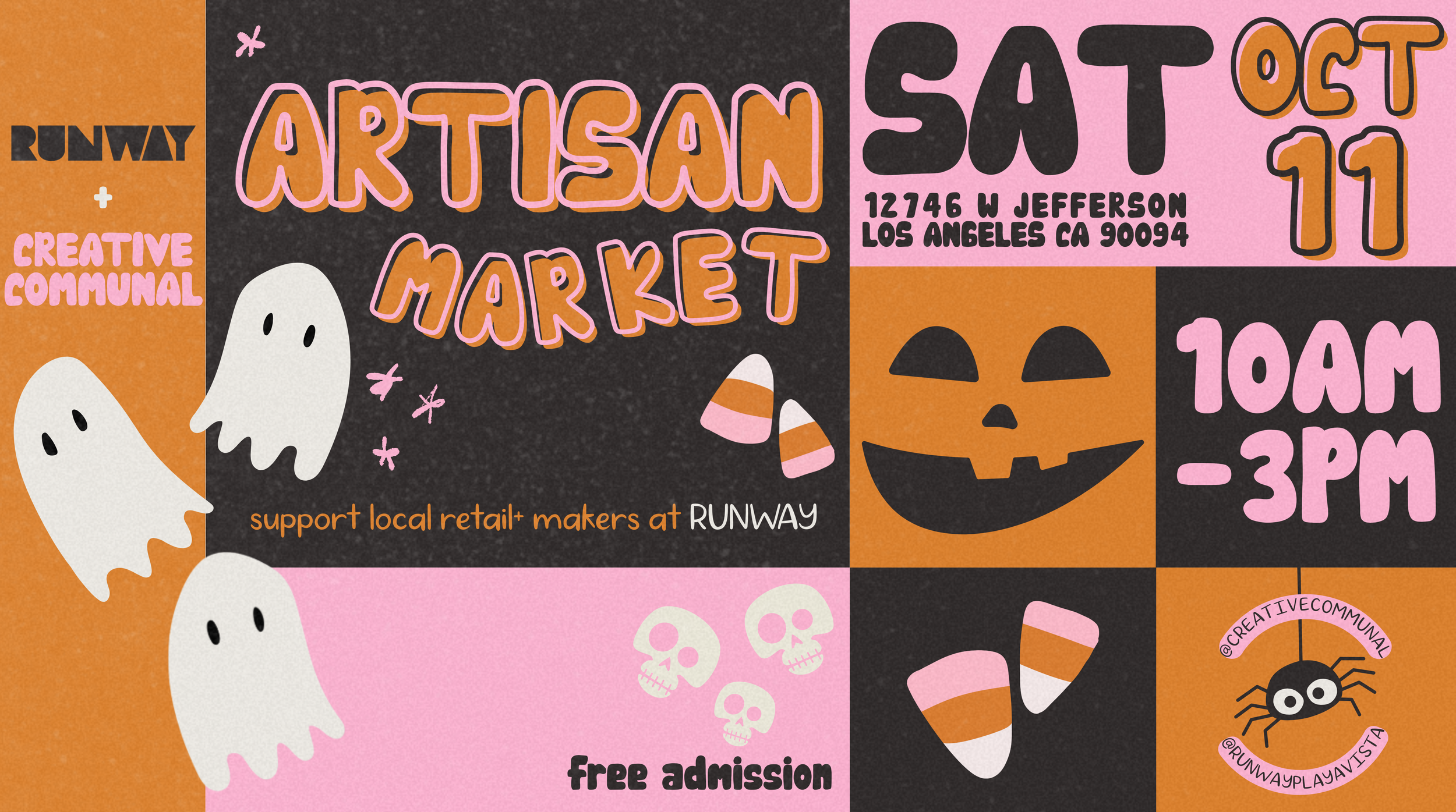 Runway x creative communal October Artisan Market