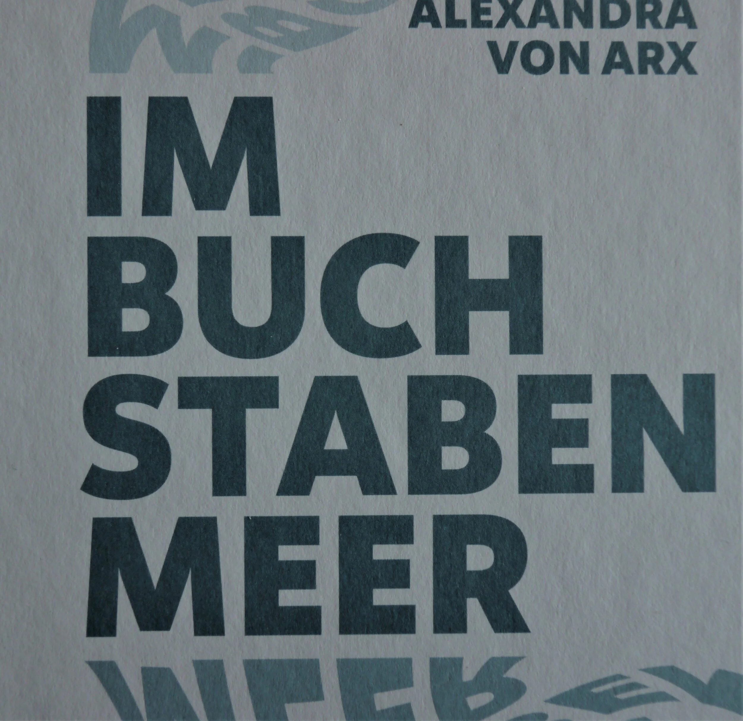 IM BUCHSTABENMEER, der neue Roman von Alexandra von Arx