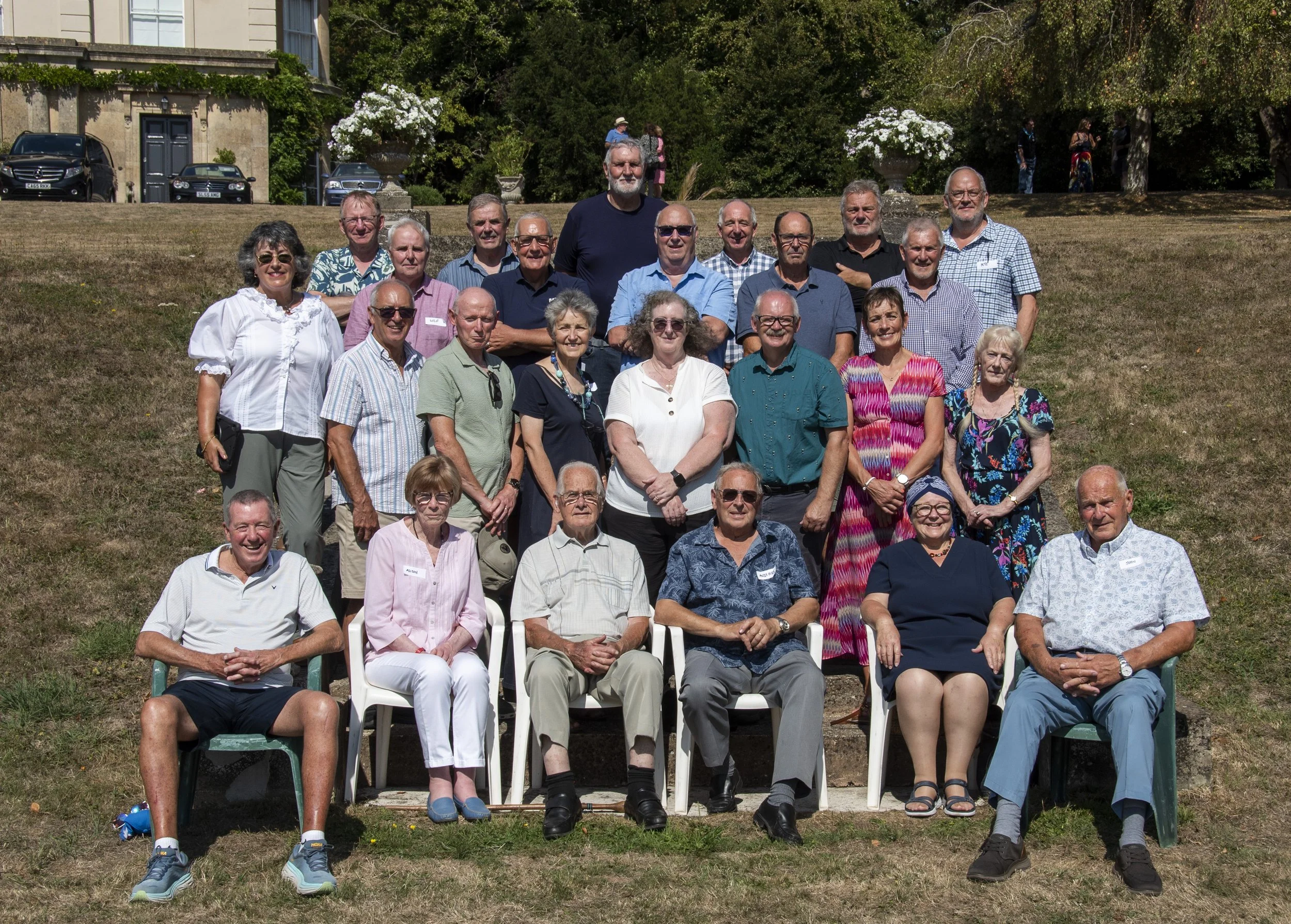 Ex staff - Ian Wood and John Adams included. They weren't in the original photo