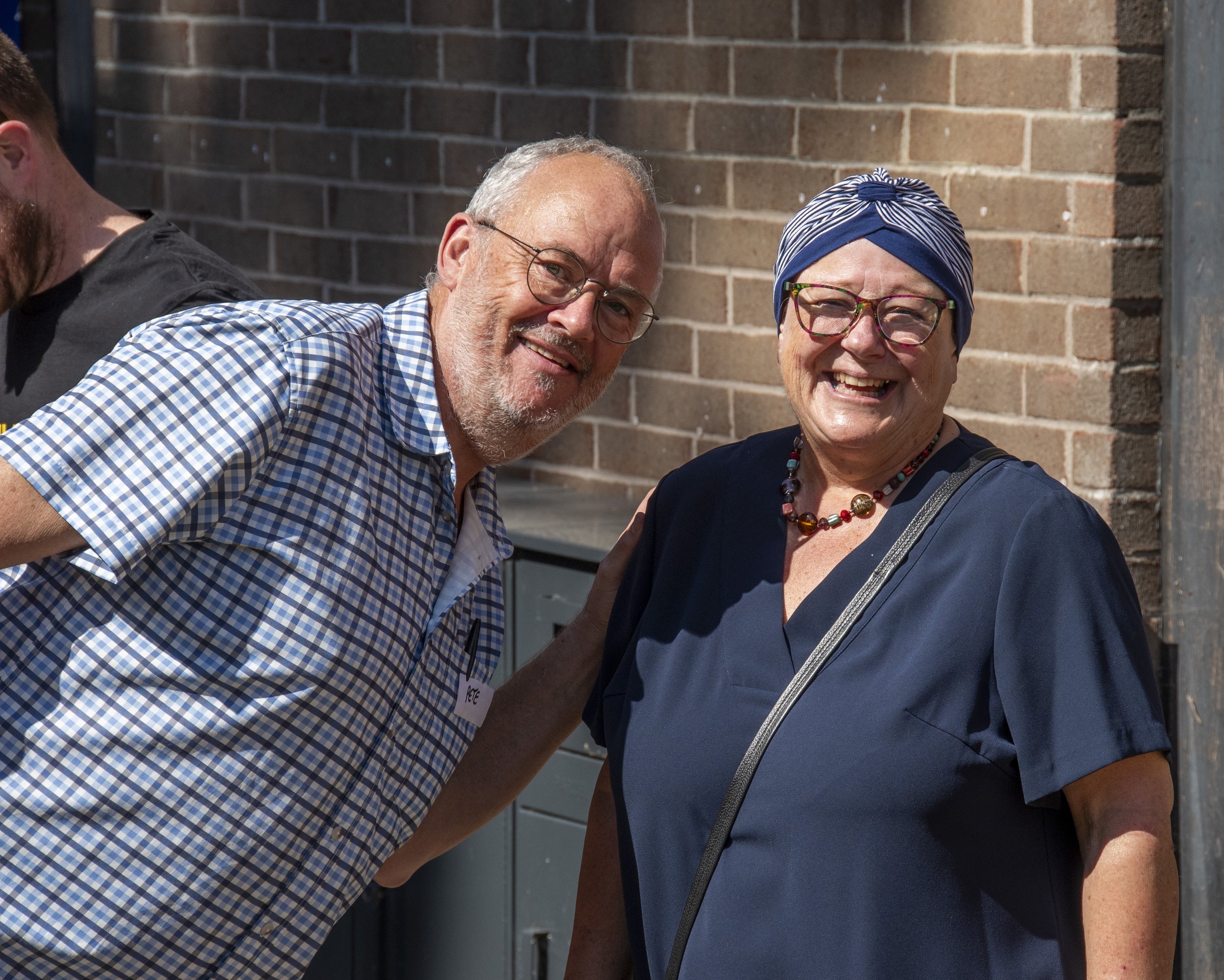 Me 'photobombing' Debbie