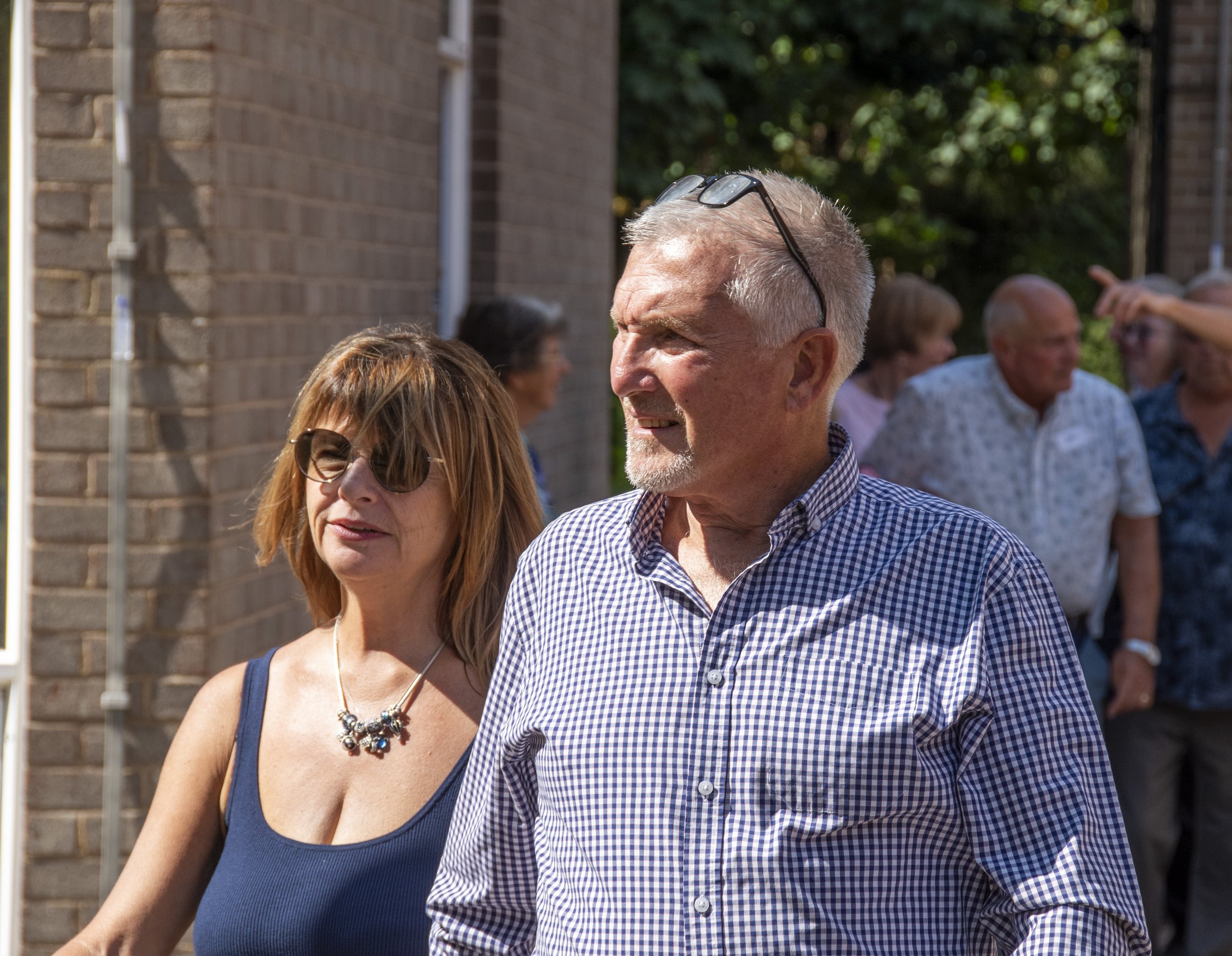Andy Kerslake with long term partner Sharon. Why doesn't he look any older?