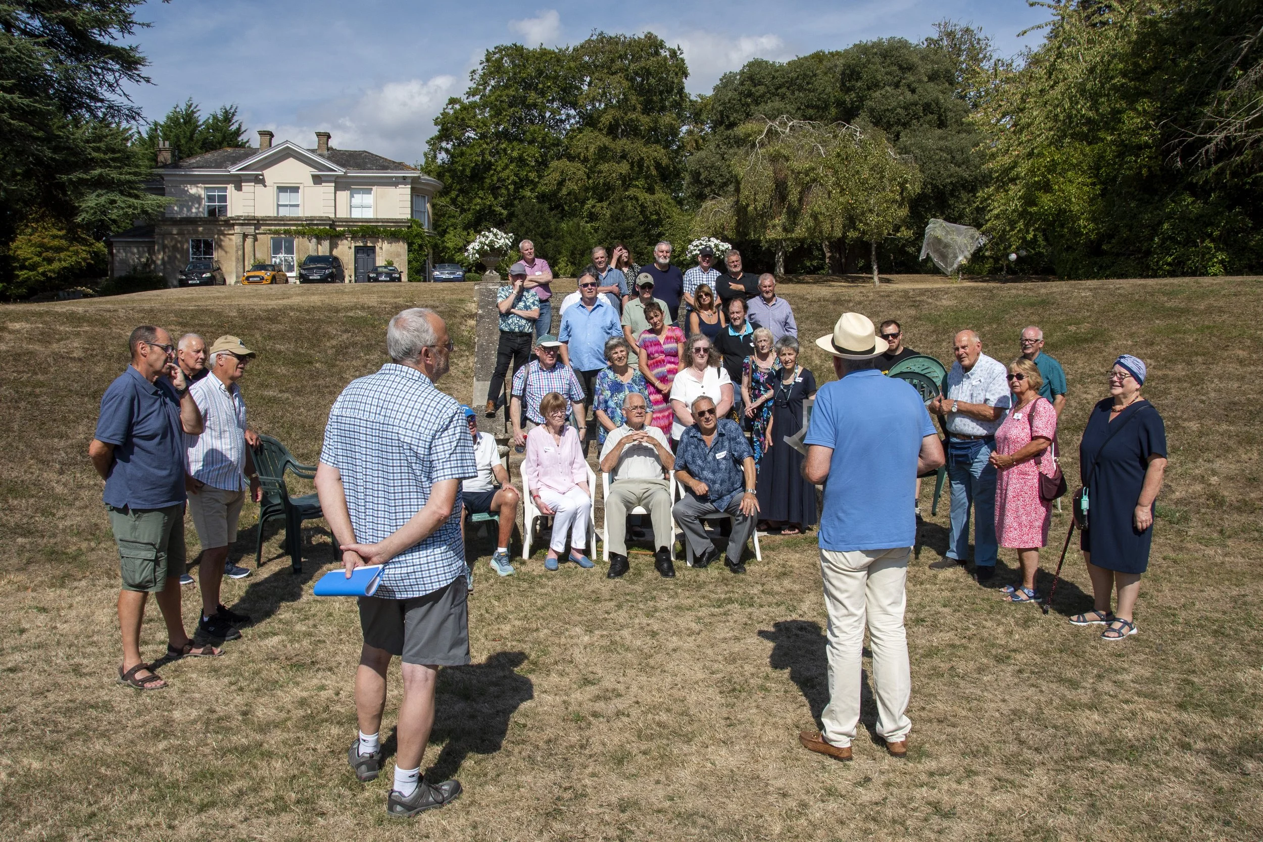 House Owner Michael telling us how proud he is that his home once played such an important early part in our lives