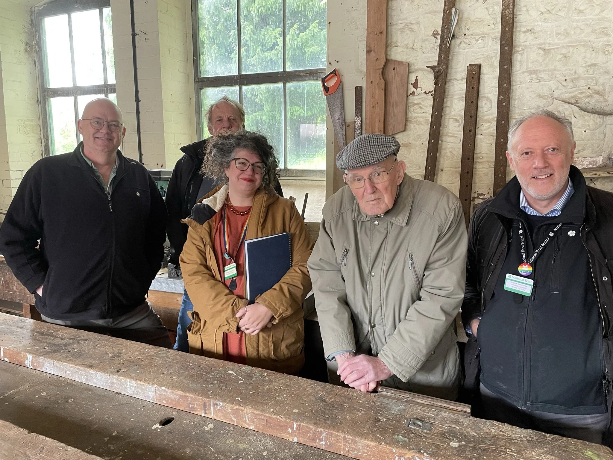The National Trust (through the General Manager, Simon Lawrence) kindly invited Dad back to his old workplace to capture some of his memories. 