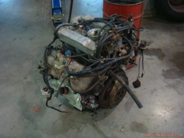 Original, tired PRV engine.