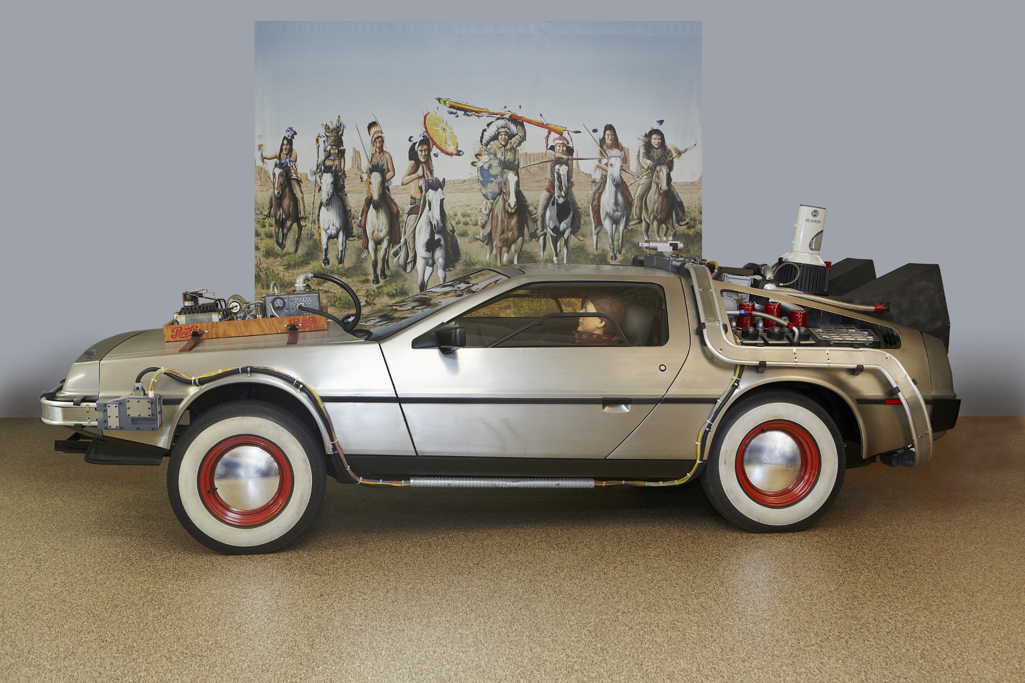 Back to the Future  The Very First DeLorean Time Travel Scene 