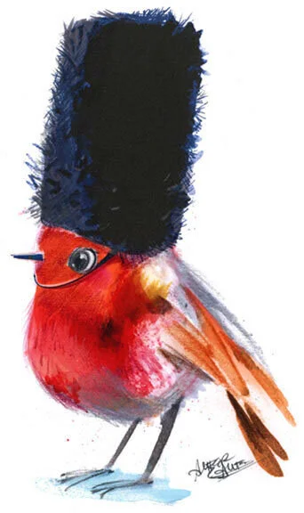 Amber-Alvarez-Art-Birds-in-hats-Robin-Seasonal-Employee-FW.jpg