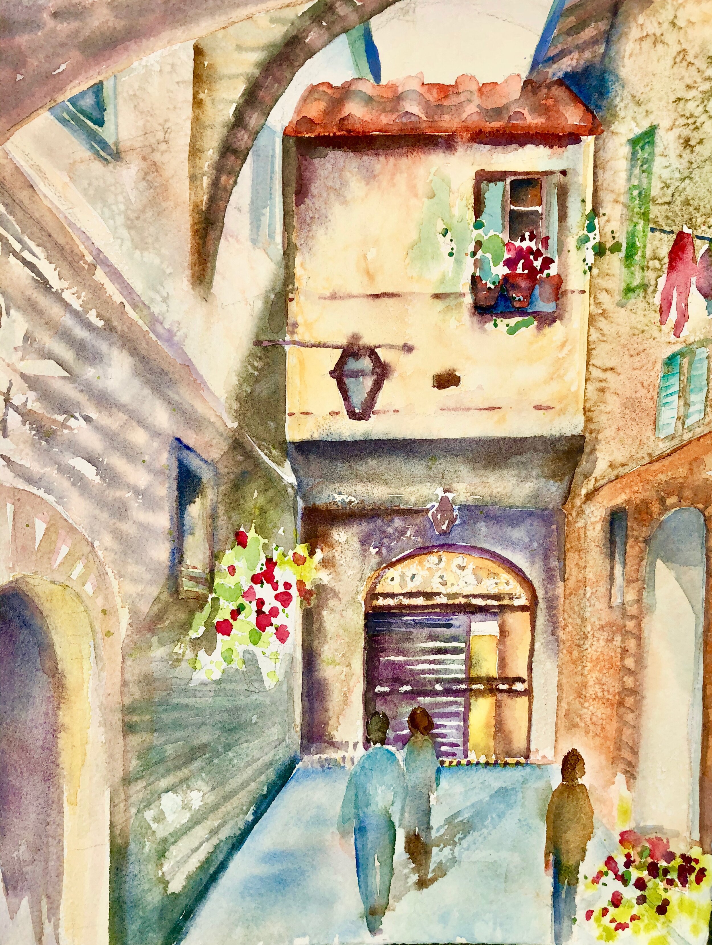 San Gimignano Street Scene