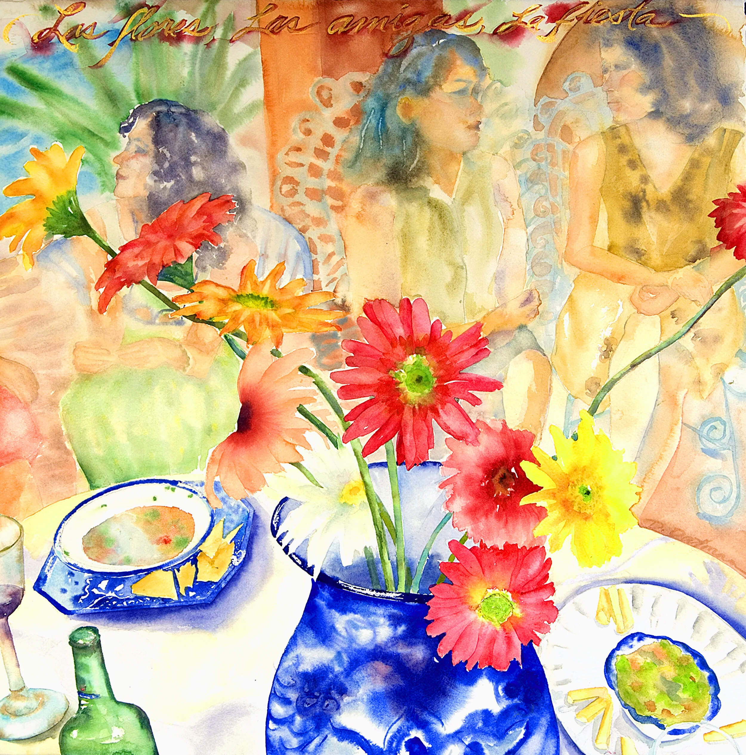 Friends, Flowers, Fiesta