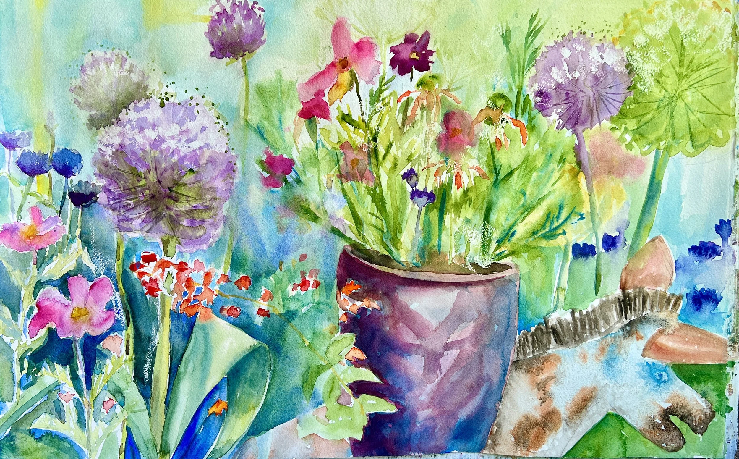 Burro And The Allium