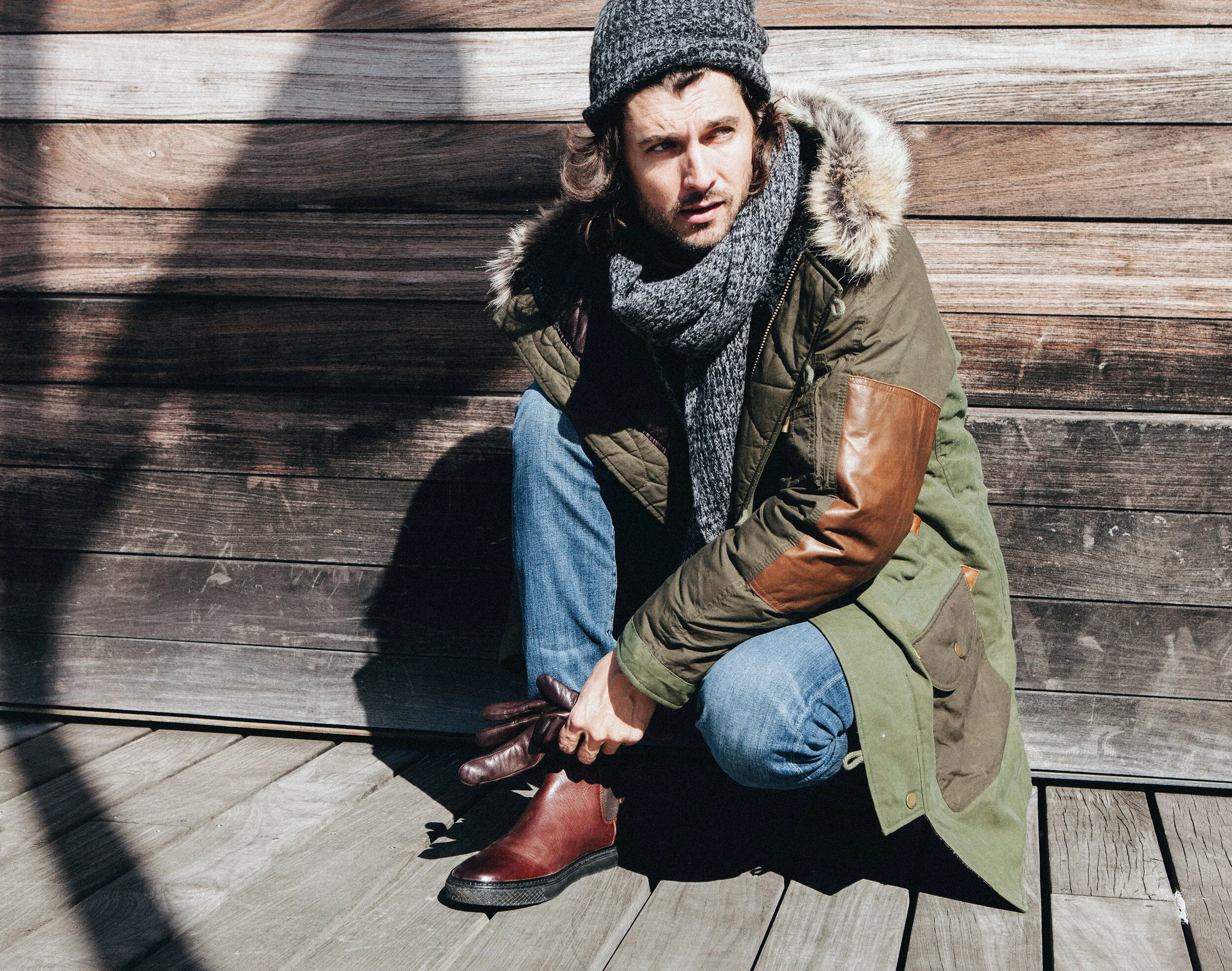 Ranson Parka, Ribbed Beanie and scarf, walker slim, essex chukka_1.jpg