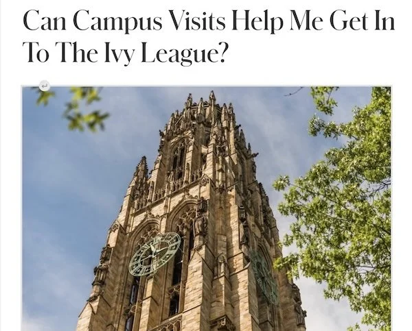Can Campus Visits Help Me Get In To The Ivy League?