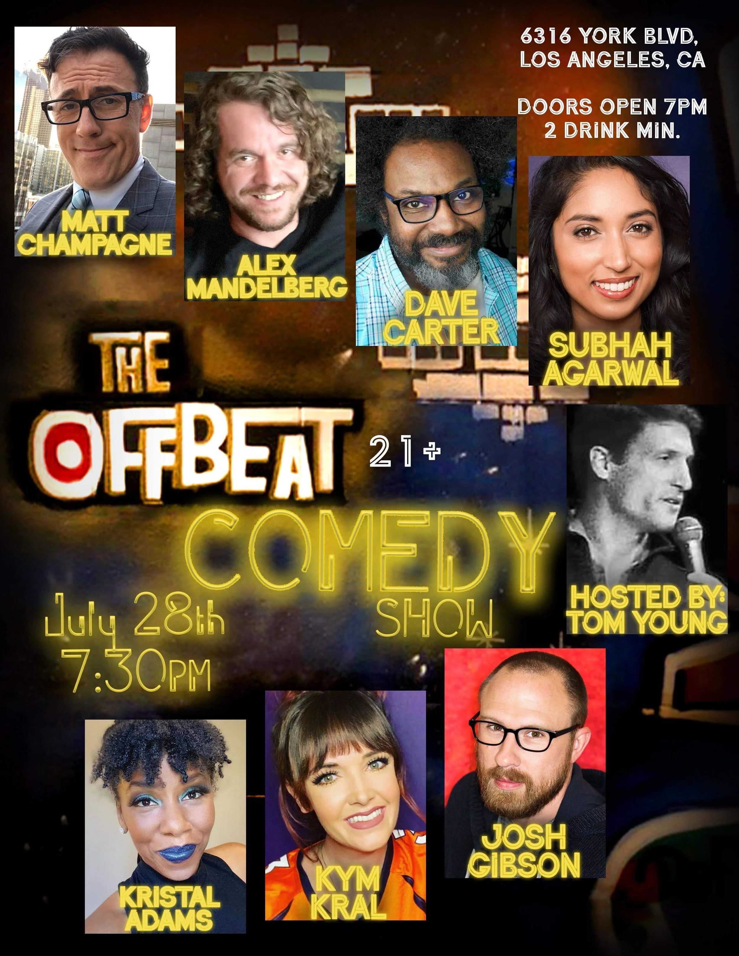 The Offbeat Comedy at 7:30pm