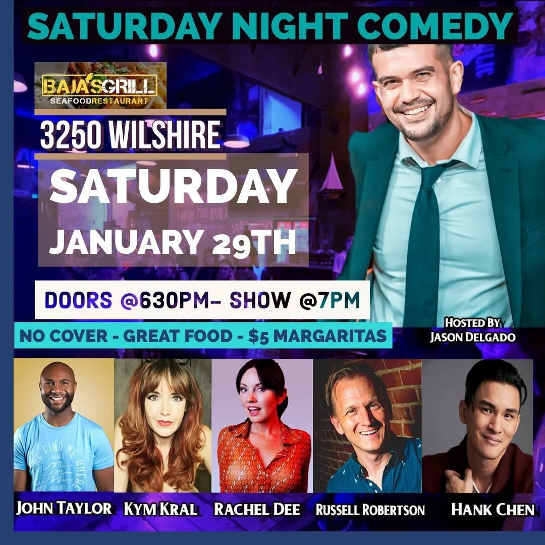 Saturday Night Comedy at Baja's Grill @7pm