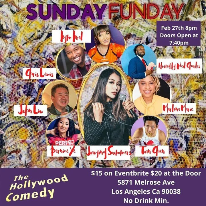 Sunday Funday Comedy @8pm
