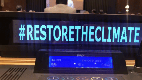 Inaugural Climate Restoration Forum at the UN