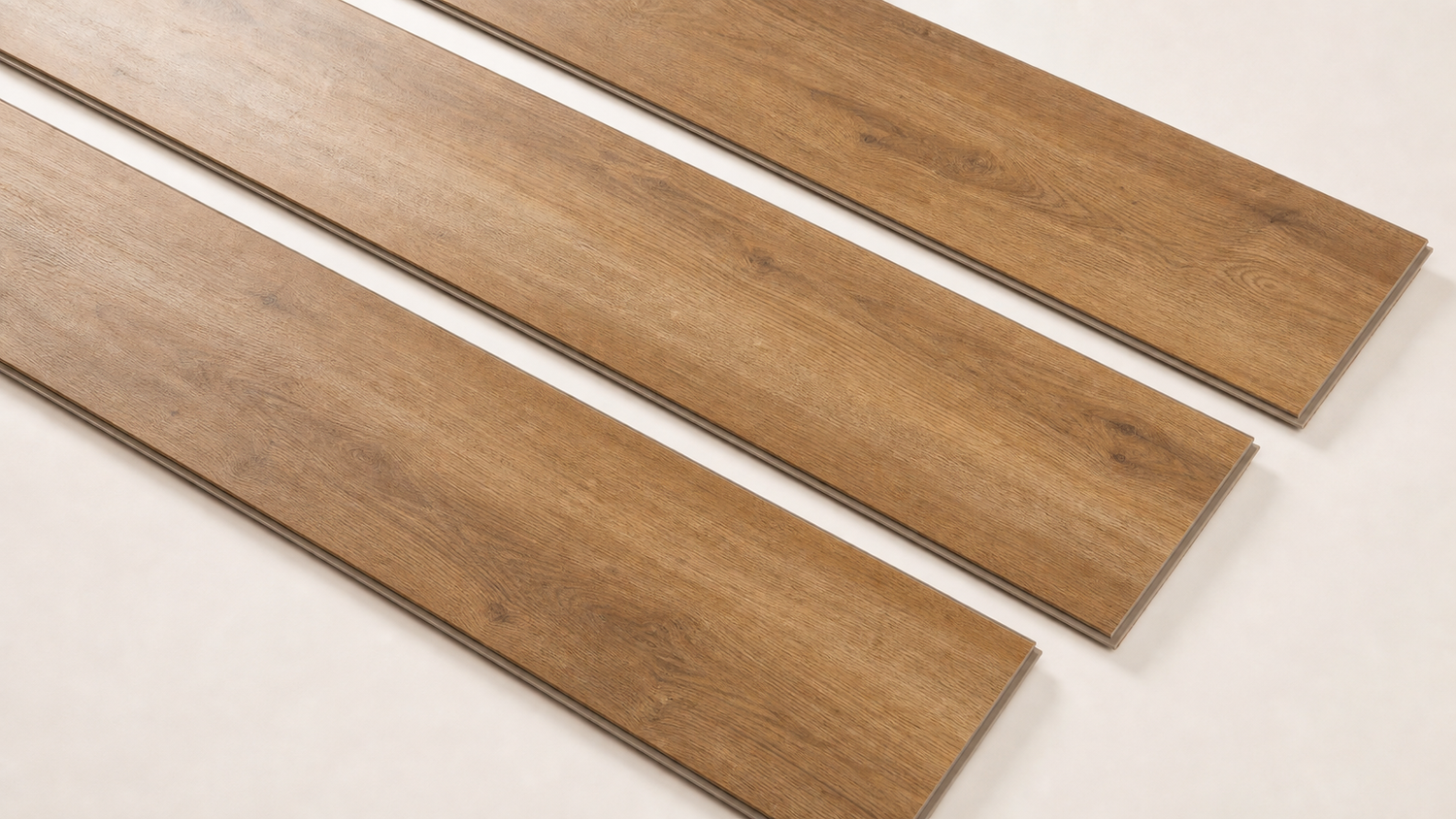 Serene Path laminate plank detail flat lay