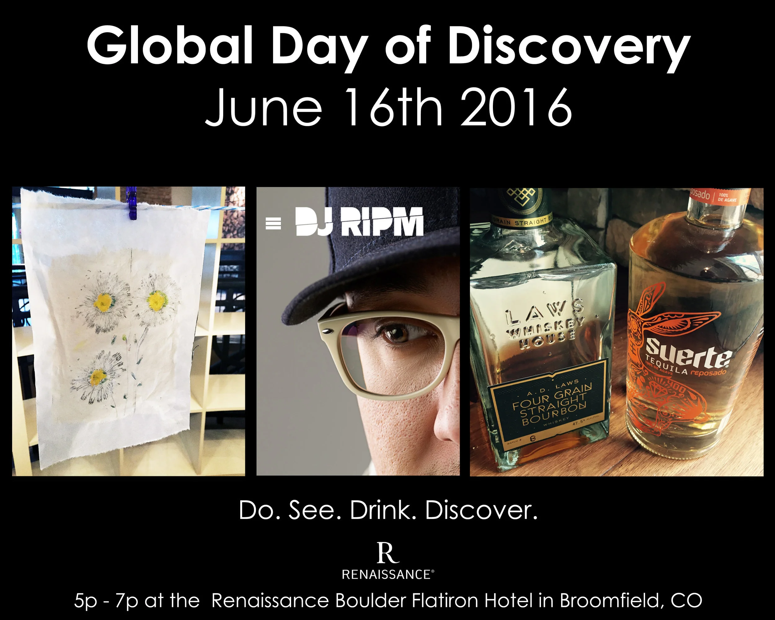 Poster for Global Day of Discovery 2016 at Renaissance Hotel