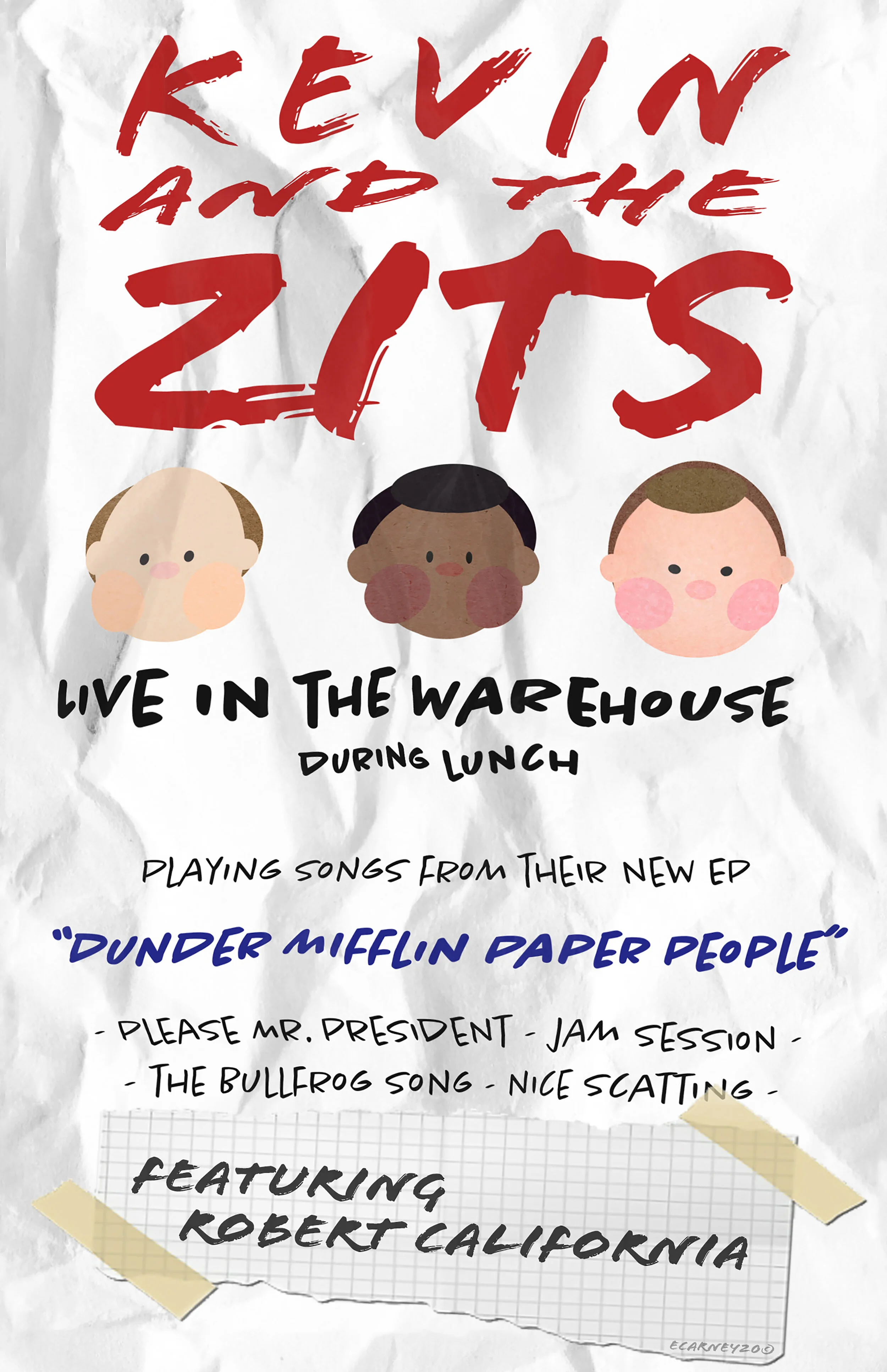 "The Office" Themed Band Poster  