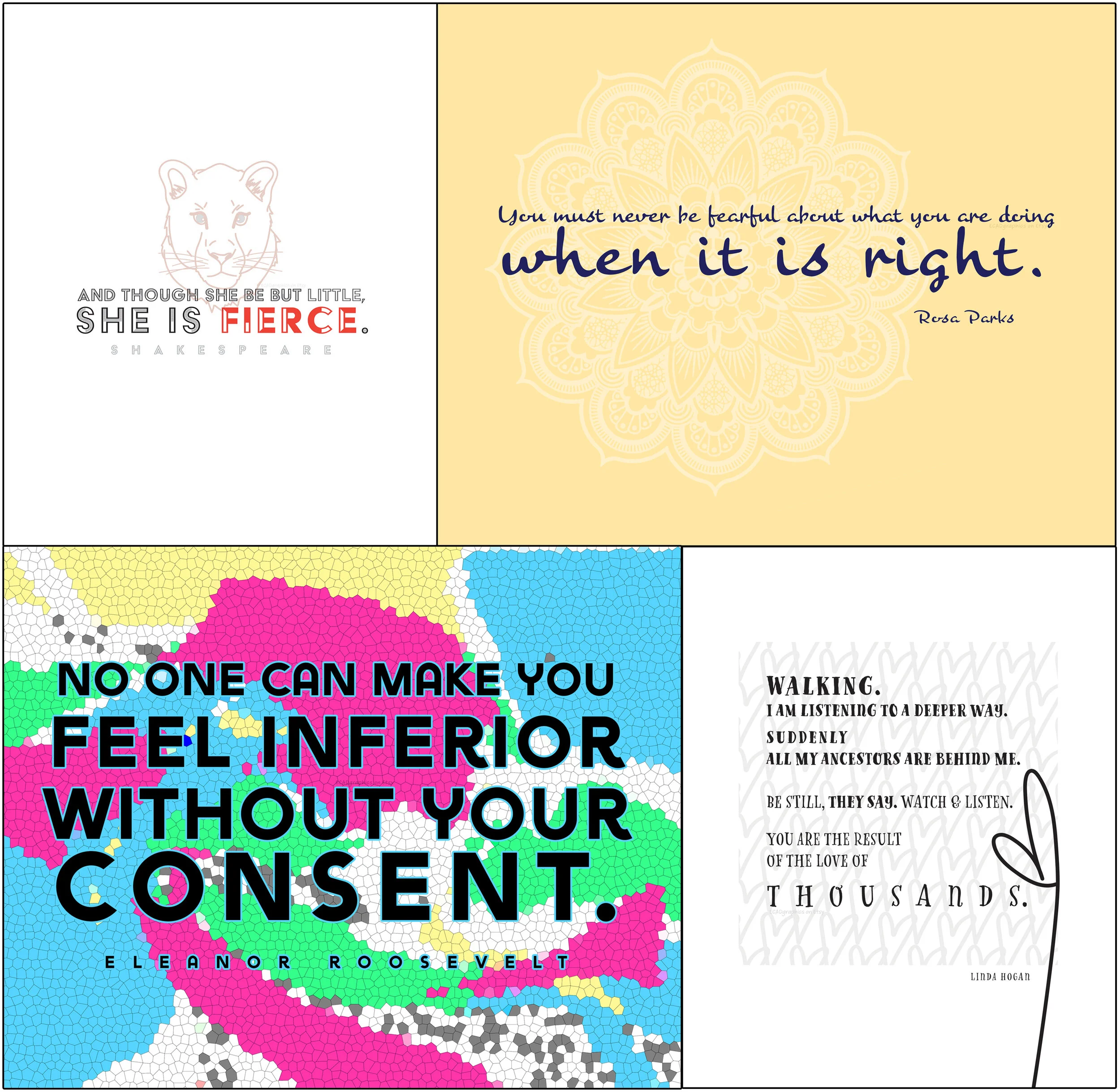 Graphic Quote Design Examples