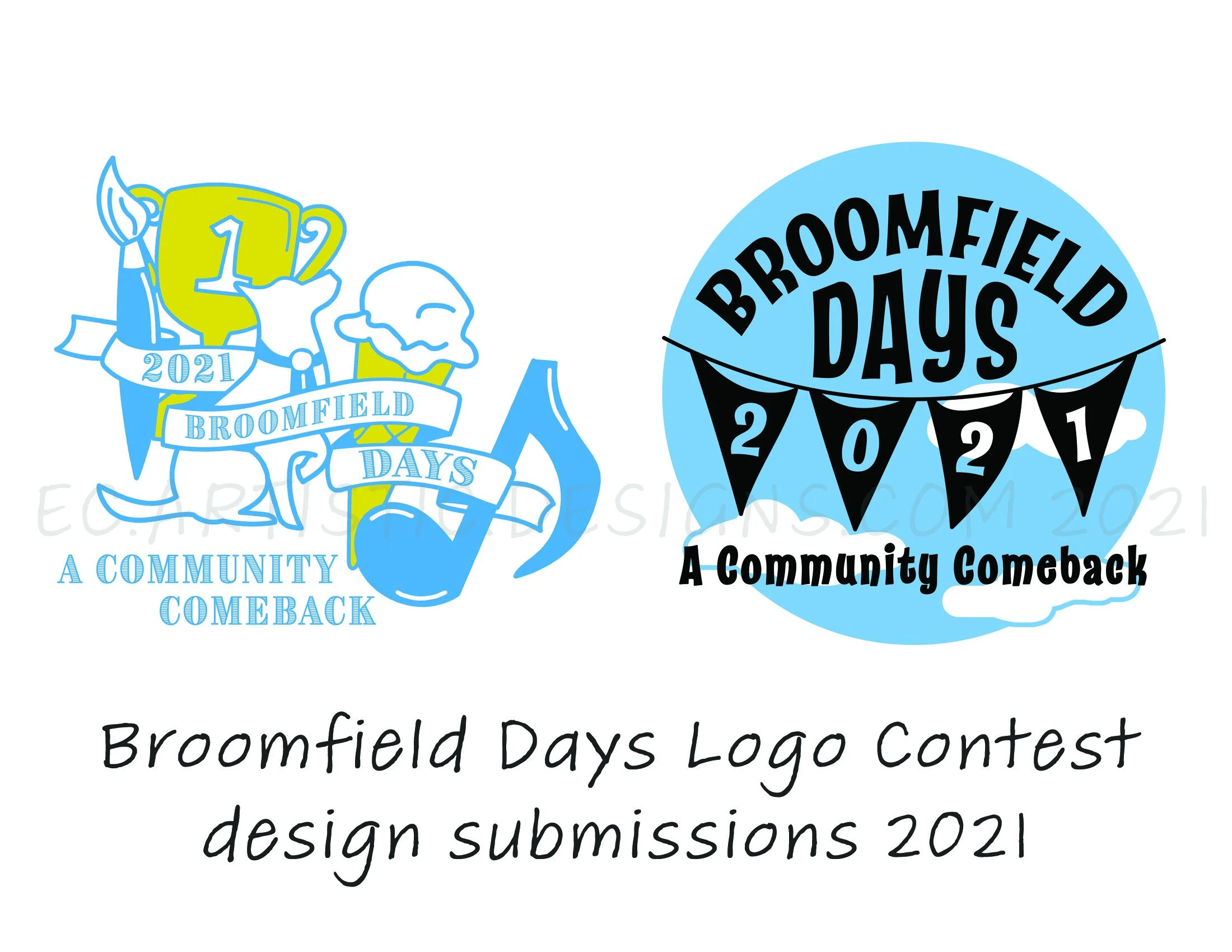 Broomfield Days Logo Contest Submissions