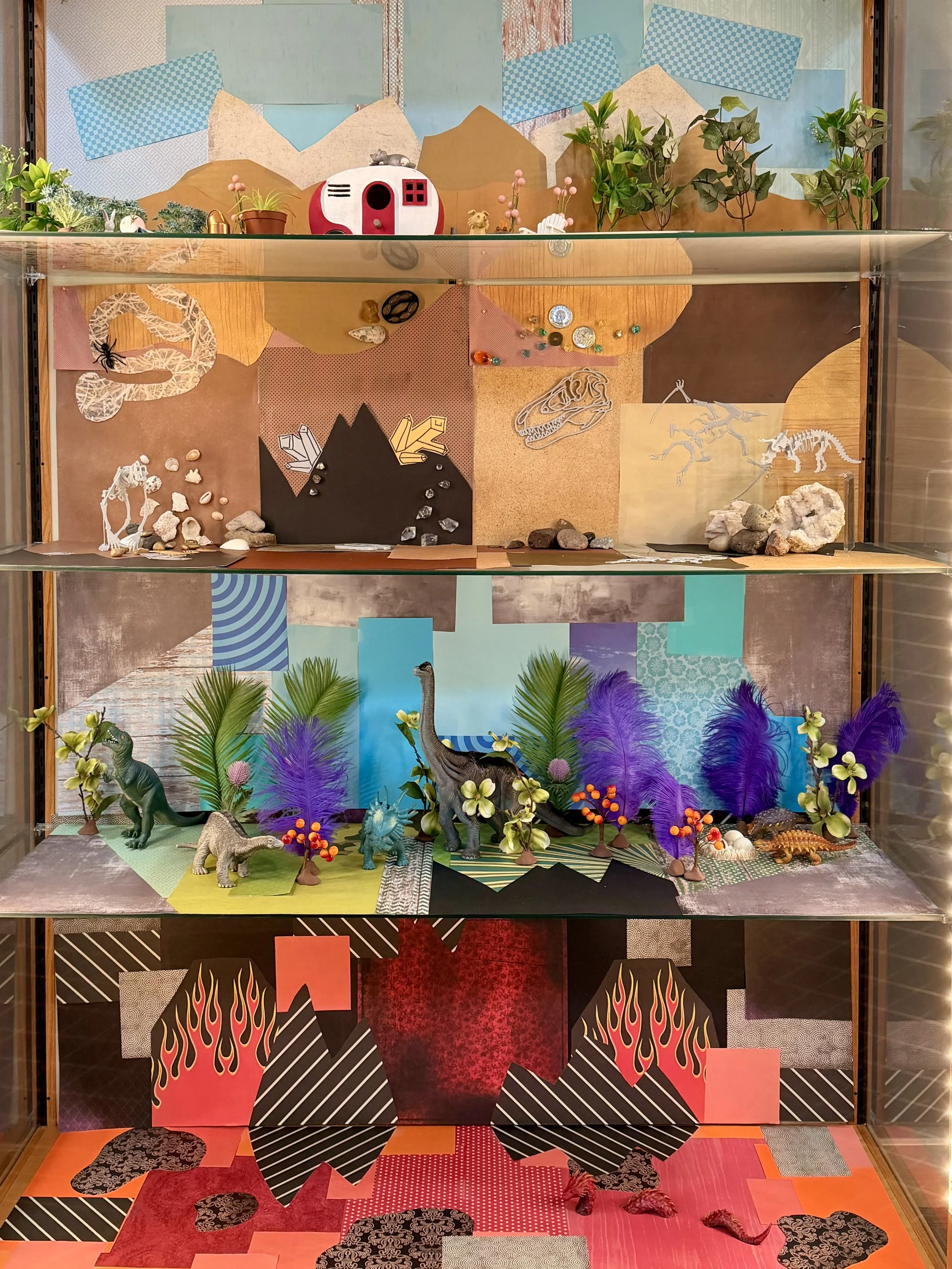 Unearth Adventure - Public Art Diorama at Broomfield Library