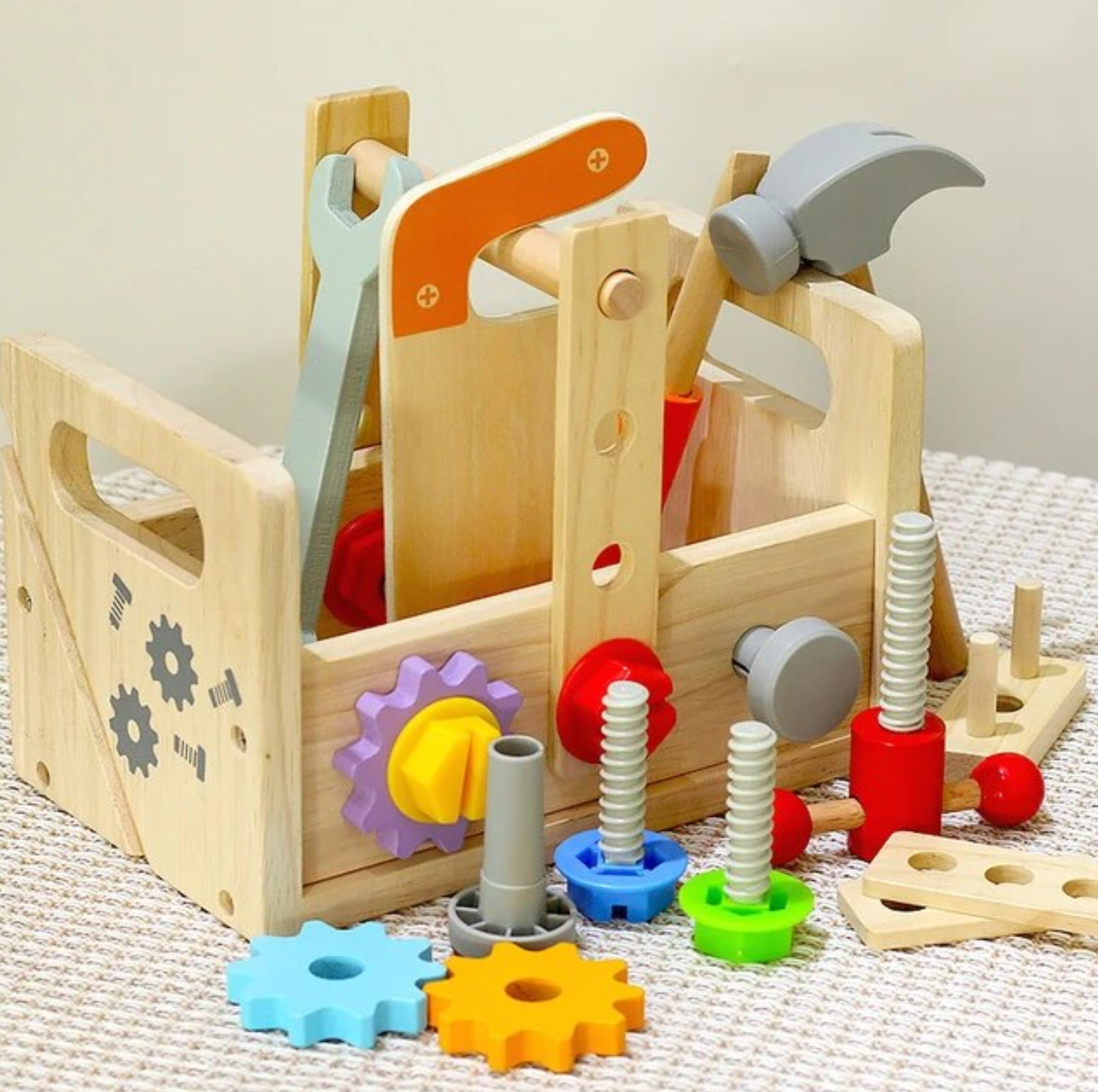 Natural Wooden Tool Set
