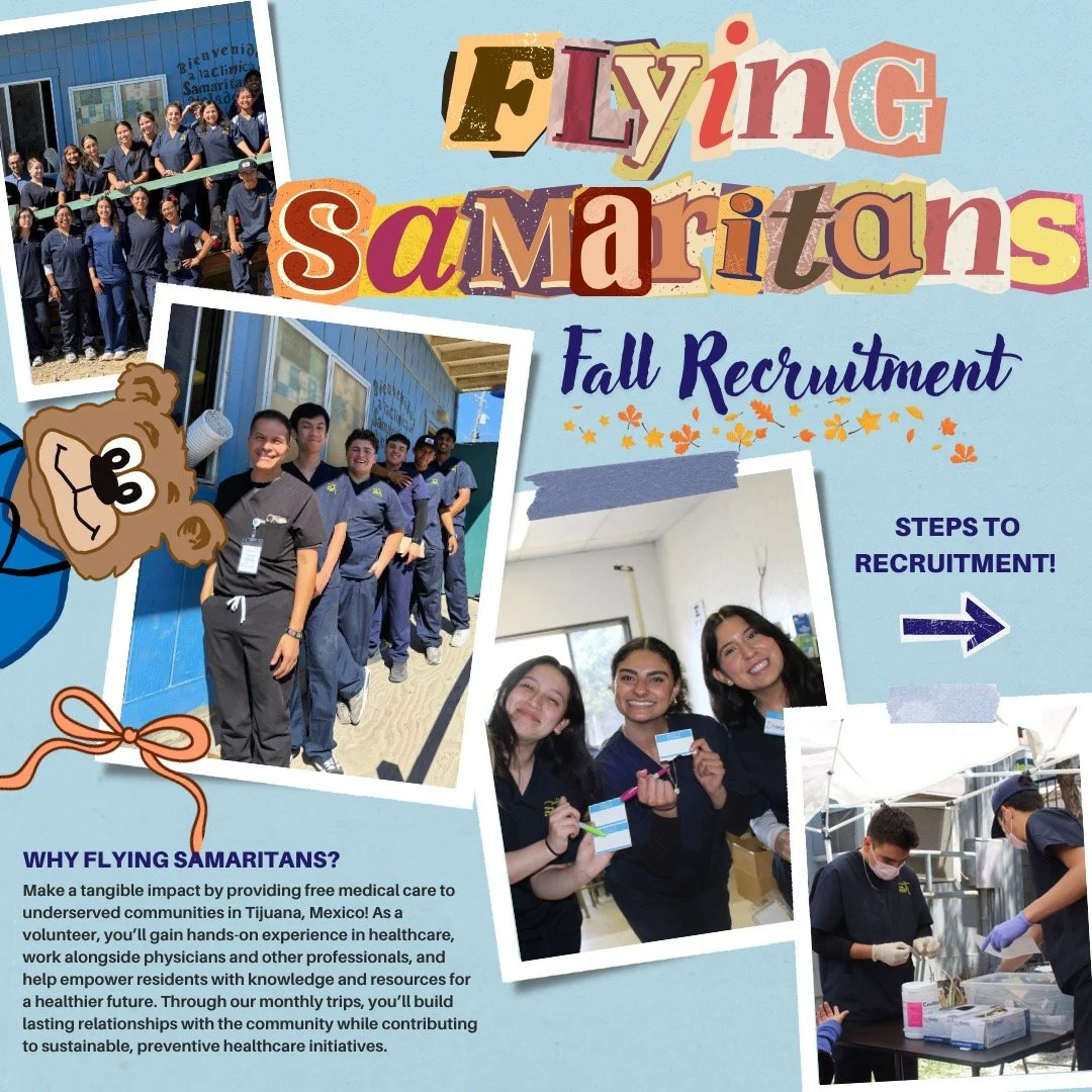✨ Fall Recruitment Steps are here! ✨

Ready to join Flying Samaritans this year? Follow the steps on the next slides to complete your membership process and become part of our mission 💙

🩺 New Members: Follow all steps listed to join!
🔁 Returning 