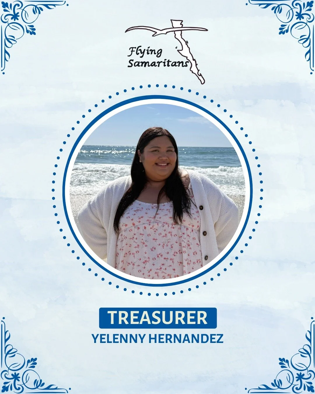 💙 Meet your Treasurer, Yelenny 💙