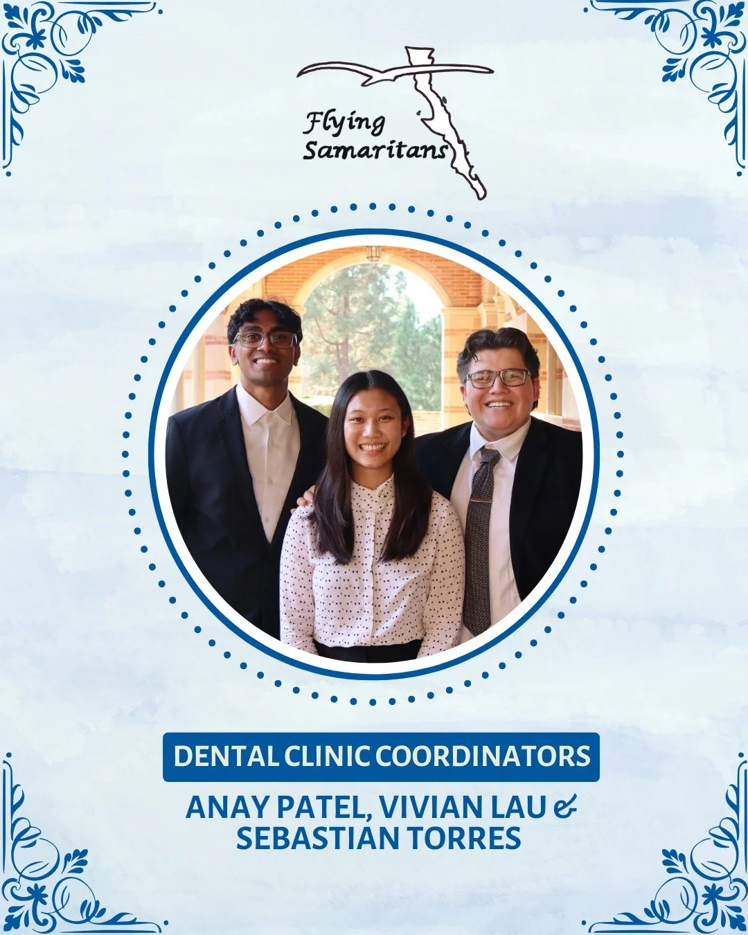 💙 Meet your Dental Clinic Coordinators, Anay, Vivian &amp; Sebastian! 💙