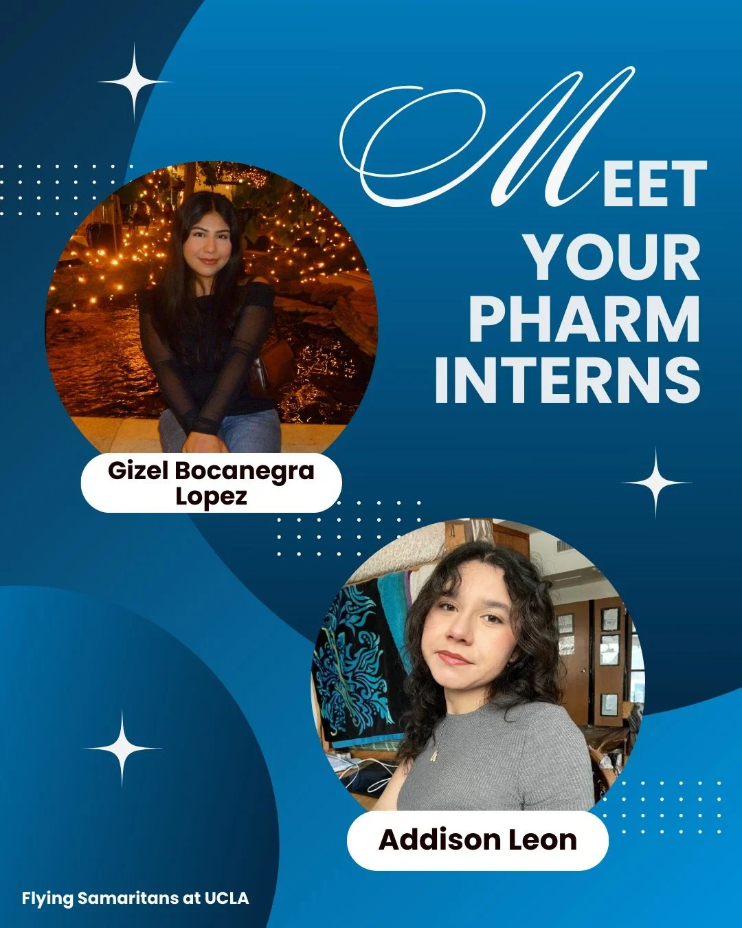 ✨ Meet your Pharmacy Interns, Addison and Gizel! ✨