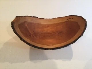  Willie Simmons natural edge cherry bowl 