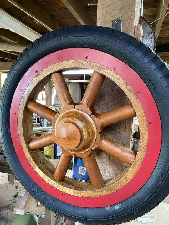  Harris Haeguson sulky wheel finished 