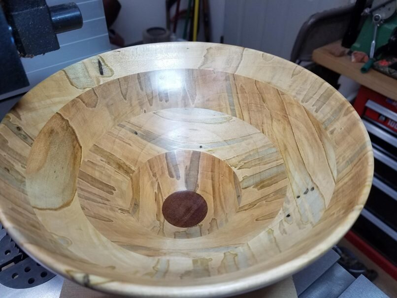  Marvin Elgin  ambrosia maple board bowl 