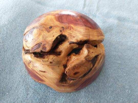  Mike Moore yew root burl bowl bottom view 