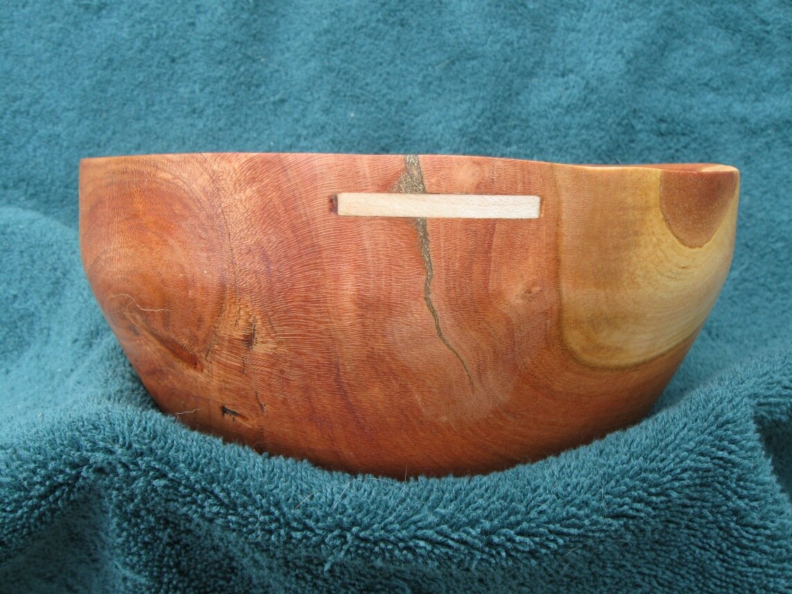 Mike Moore cherry biscuit patched bowl.JPG