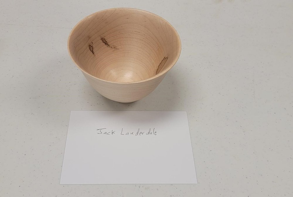  Jack Lauderdale bowl. 