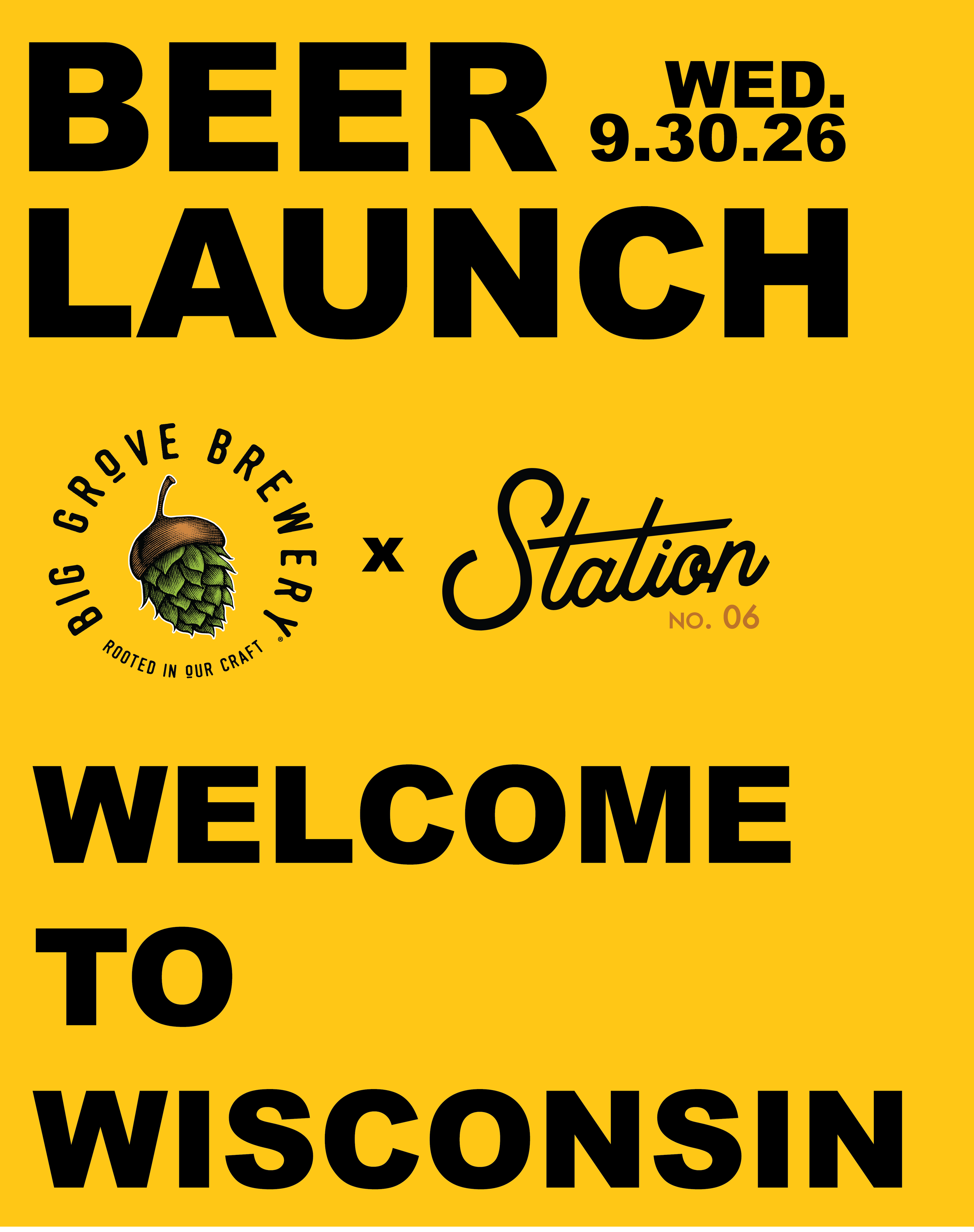 Big Grove Beer Launch Happy Hour