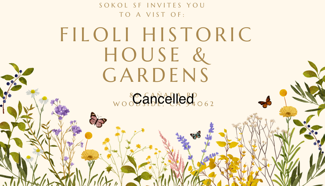 CANCELLED - Spring Hike and Visit to Filoli House and Gardens