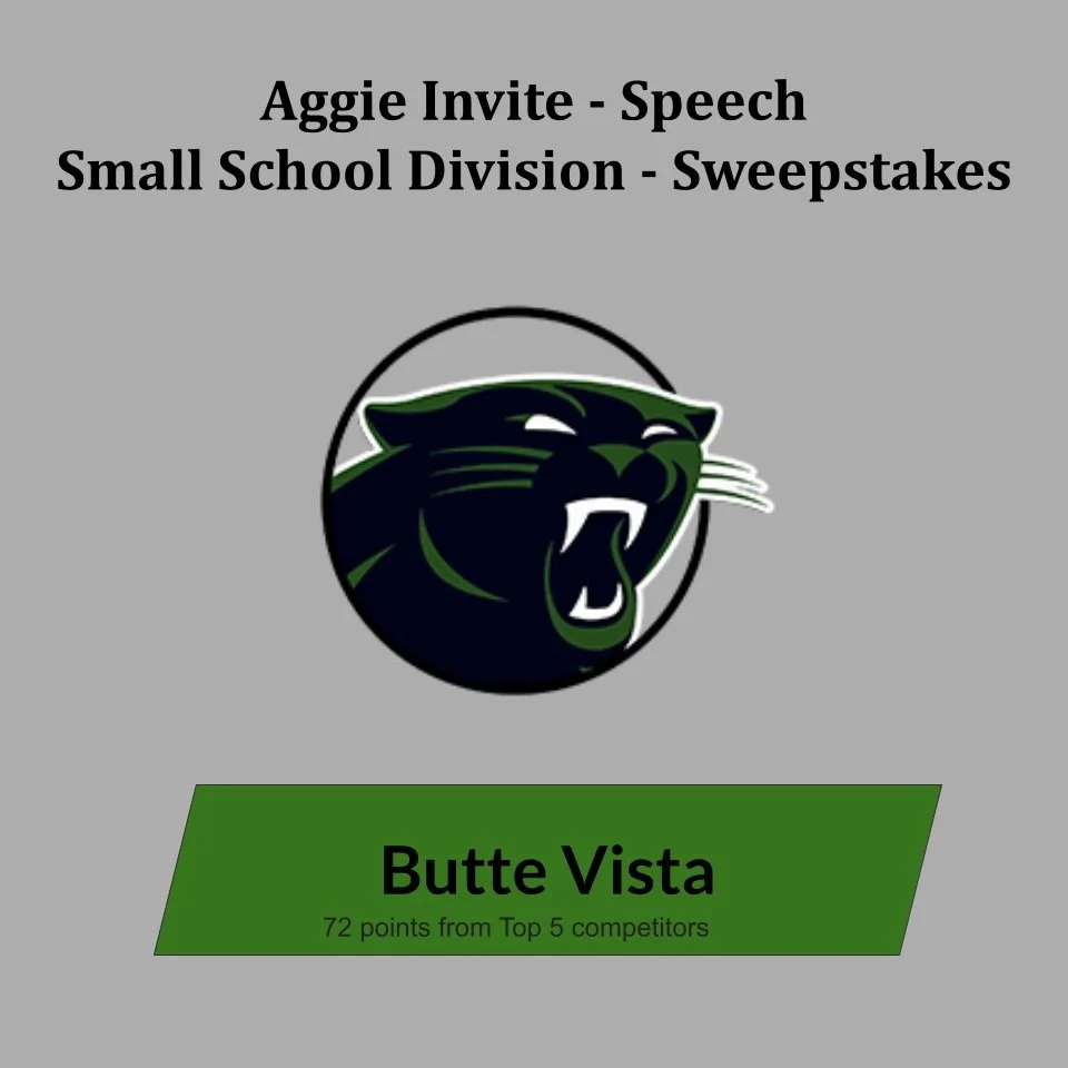 Congrats to @bv.leadership 's Speech and Debate team for winning the small-school division of the team speech competition.