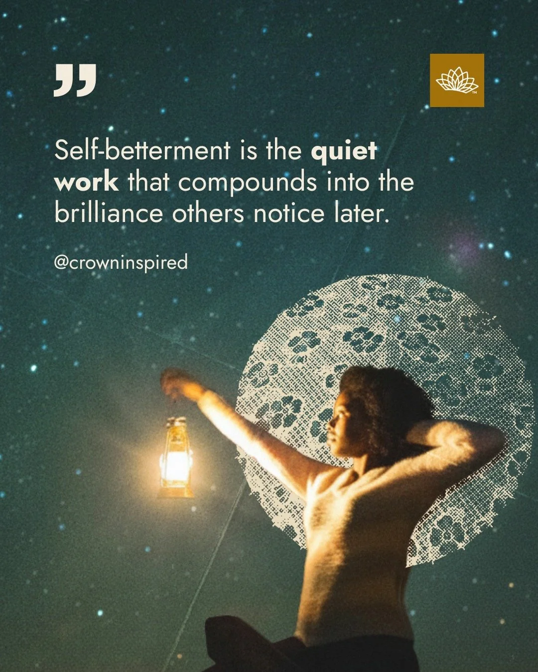 Being your best self is gentle and steady work. Each quiet choice, each small step, slowly builds a brilliance that others can&rsquo;t help but notice. 👑