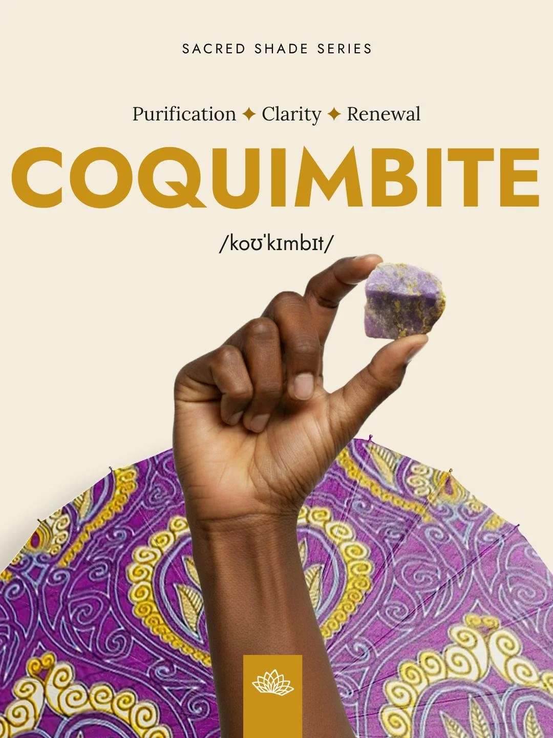 ✦ Renew in Stillness ✦

Where stillness meets clarity, and letting go becomes renewal.

Coquimbite, a rare violet mineral, carries quiet strength and gentle purification. Supporting Crown and Third Eye energy, it helps release what no longer serves y