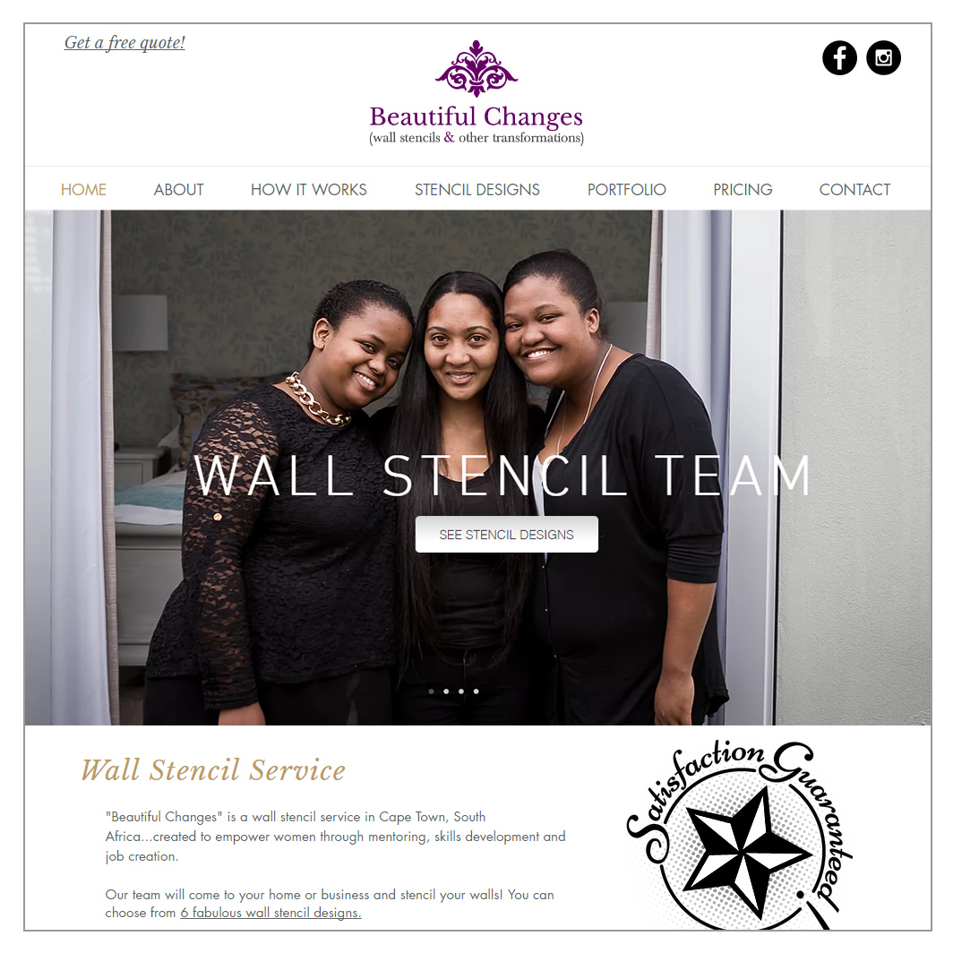 Wall Stencil Service