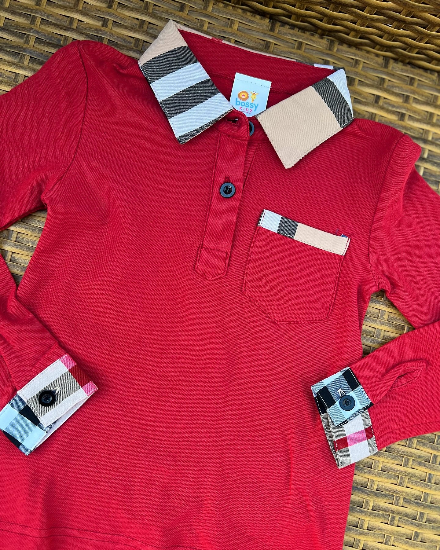 The perfect red top for your little one 😍 shop online www.bossykidz.com available in size 3-8yrs  #kidsboutique #boysboutique