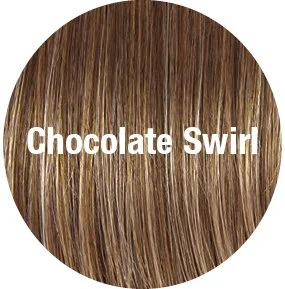 Medium Brown Blended with Medium Auburn and Dark Gold Blonde